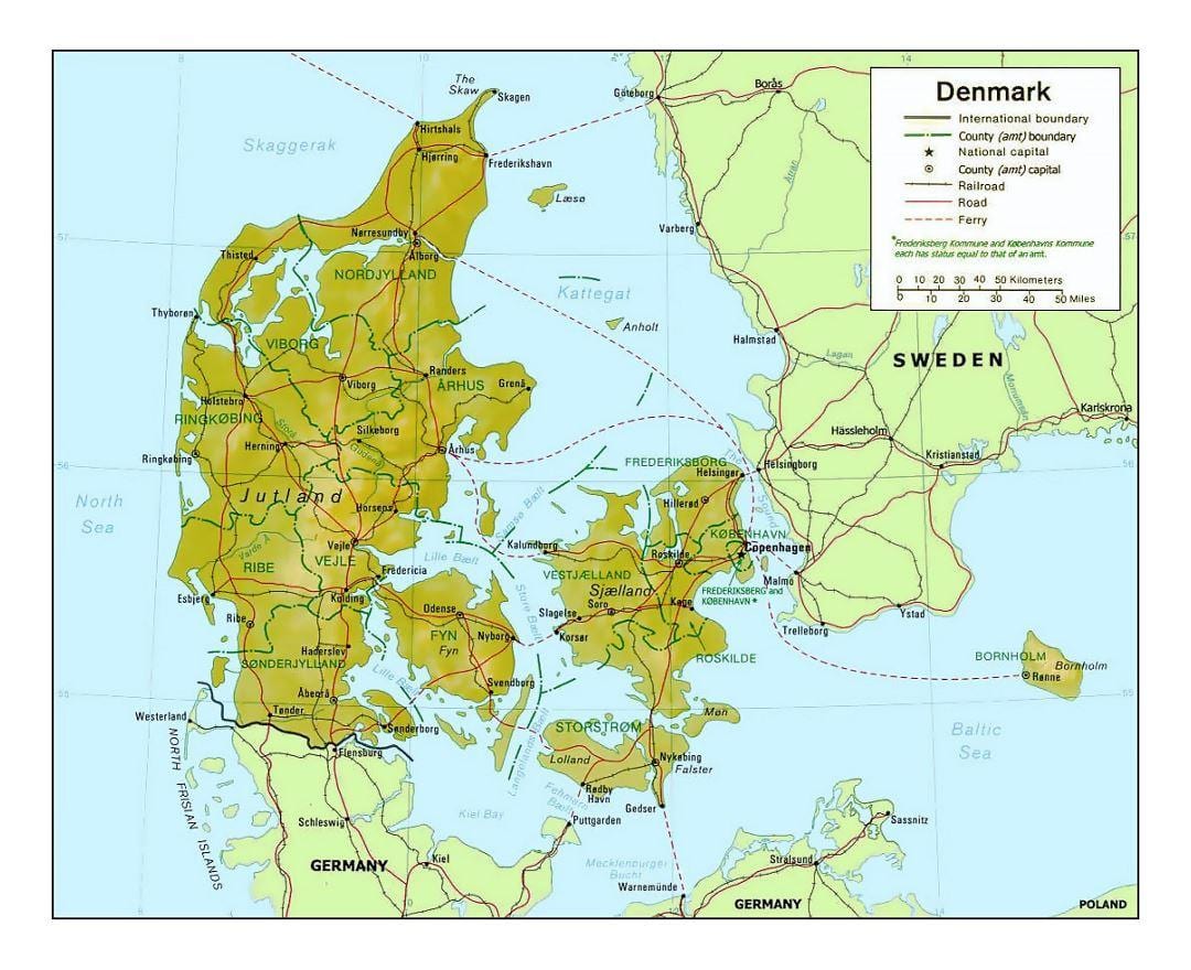 Ramani ya denmark kommune
