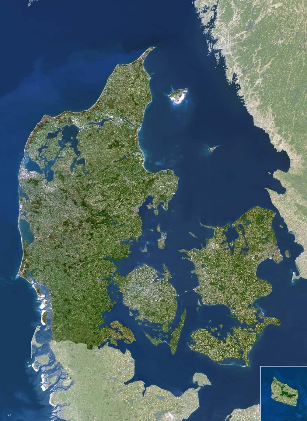 Ramani ya denmark satellite