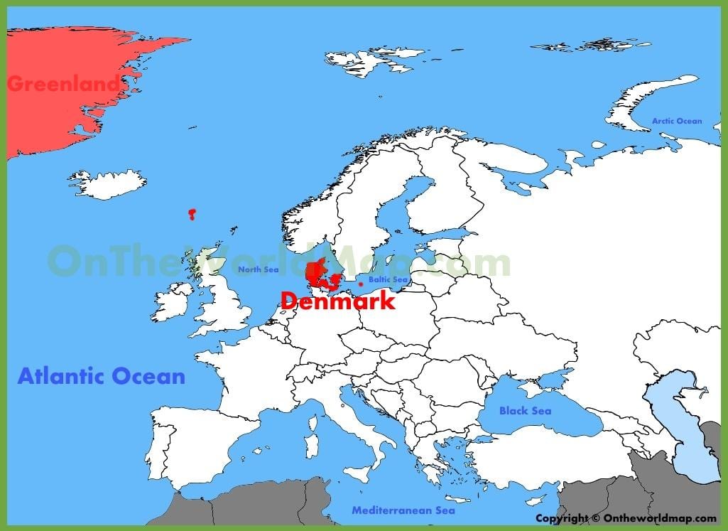 copenhagen denmark ramani ya ulaya