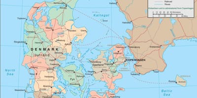 Ramani ya denmark mto