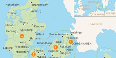 Ramani ya denmark islands