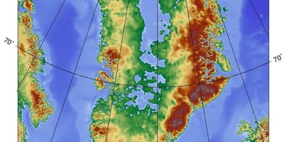 Ramani ya denmark topographic