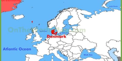 Copenhagen denmark ramani ya ulaya